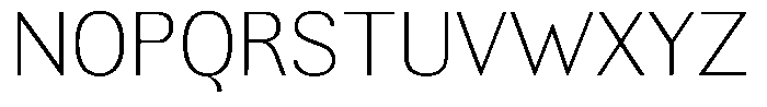 Altavion Thin Font UPPERCASE
