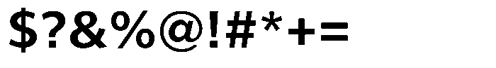 Alteix Sans Semi Bold Font OTHER CHARS