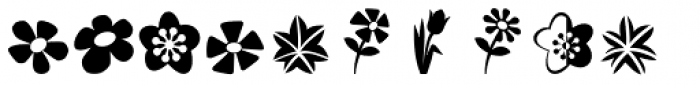 Altemus Flowers Font OTHER CHARS