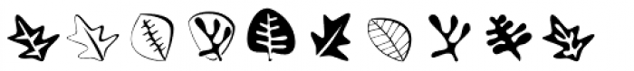 Altemus Leaves Two Font OTHER CHARS