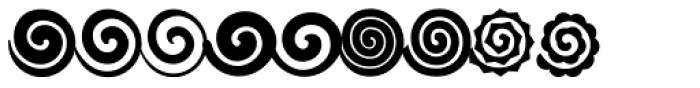 Altemus Spirals Bold Font LOWERCASE