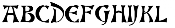 Altenburg Font UPPERCASE