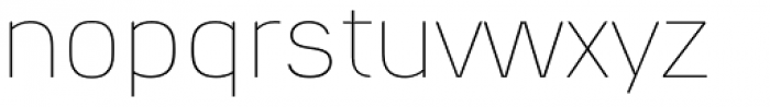 Alter ExtraLight Font LOWERCASE
