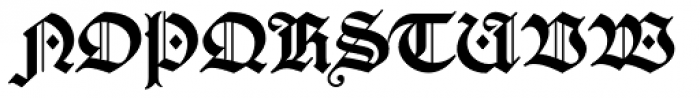 Alter Gotisch Font UPPERCASE