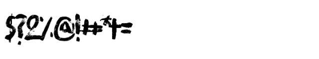 Alter Punk Font OTHER CHARS