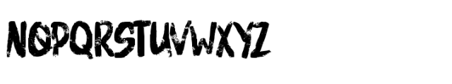 Alter Punk Font UPPERCASE