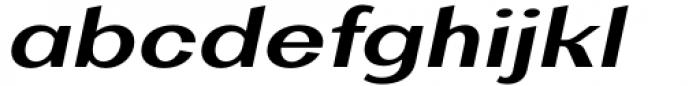 Alterglam Medium Italic Font LOWERCASE