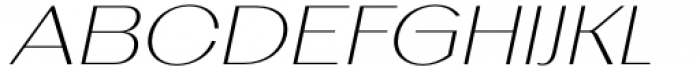 Alterglam Thin Italic Font UPPERCASE