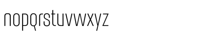 Alterhard Extra Light Font LOWERCASE