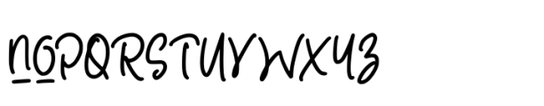 Alterline Regular Font LOWERCASE