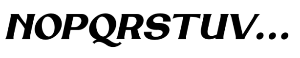 Alteron Italic Font UPPERCASE