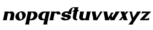 Alteron Italic Font LOWERCASE