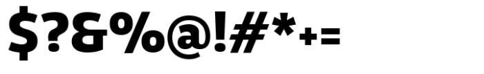 Altersan Extra Bold Font OTHER CHARS