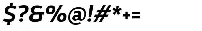 Altersan Semi Bold Oblique Font OTHER CHARS