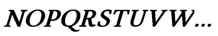 Althera Black Italic Font UPPERCASE