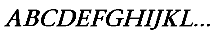 Althera Extra Bold Italic Font UPPERCASE