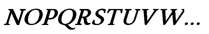 Althera Extra Bold Italic Font UPPERCASE