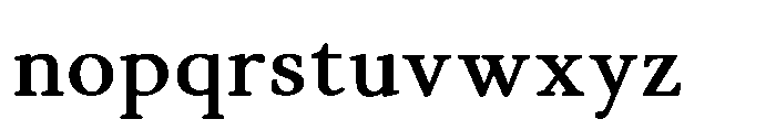Althera Extra Bold Font LOWERCASE