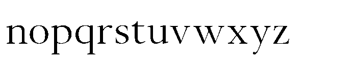 Althera Extra Light Font LOWERCASE