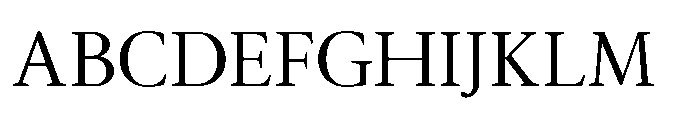 Althera Light Font UPPERCASE