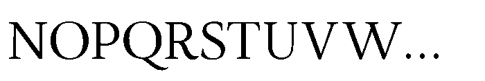 Althera Light Font UPPERCASE