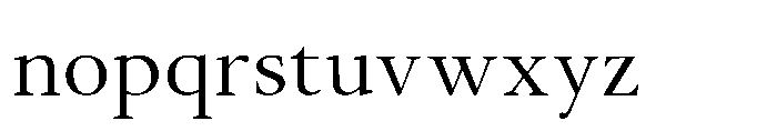 Althera Light Font LOWERCASE