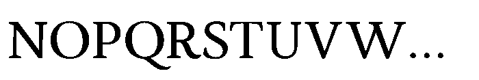 Althera Medium Font UPPERCASE