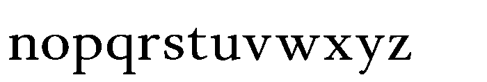 Althera Medium Font LOWERCASE