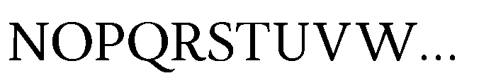 Althera Regular Font UPPERCASE
