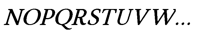 Althera Semi Bold Italic Font UPPERCASE
