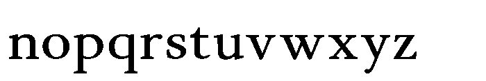 Althera Semi Bold Font LOWERCASE