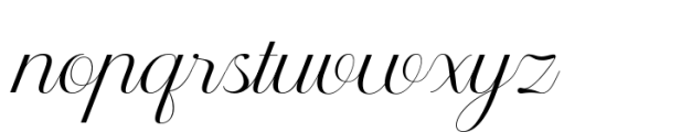 Altheria Font LOWERCASE