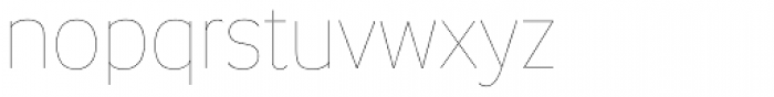 Altis Hairline Font LOWERCASE