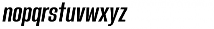 Altitude Condensed Semi Bold Italic Font LOWERCASE