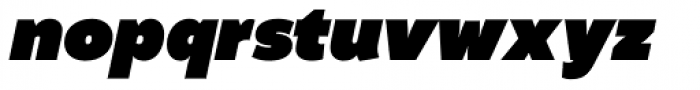Altivo Ultra Italic Font LOWERCASE
