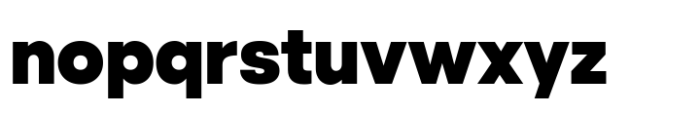 Altone Heavy Font LOWERCASE