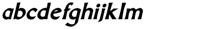 Altra Two Black Italic Font LOWERCASE