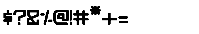 Altrobyte Font OTHER CHARS