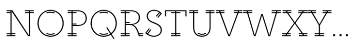 Altruiste Book Font UPPERCASE