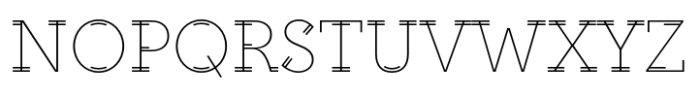 Altruiste Light Font UPPERCASE