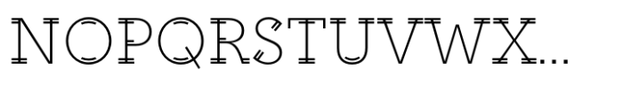 Altruiste Regular Font UPPERCASE