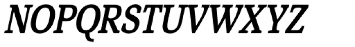 Altura Condensed Bold Italic Font UPPERCASE