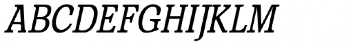 Altura Condensed Italic Font UPPERCASE