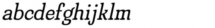Altura Condensed Italic Font LOWERCASE