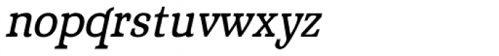 Altura Condensed Italic Font LOWERCASE