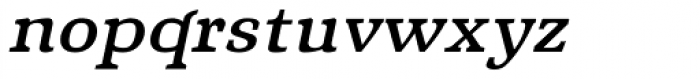 Altura Demi Bold Italic Font LOWERCASE