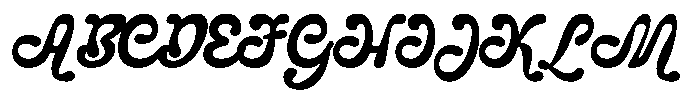 Altus Moritile Script Font UPPERCASE