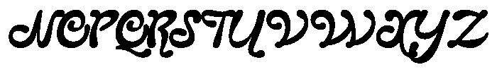 Altus Moritile Script Font UPPERCASE