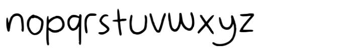 Aludra Font LOWERCASE