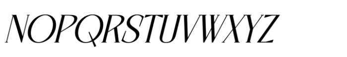 Alugfte Italic Font UPPERCASE